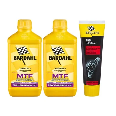 BARDAHL 2 LT Olio Trasmissioni Cambio Manuale MTF 75W90 GL-4 + Additivo T&D