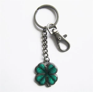 Llavero vintage irlandés con colgante de metal marple de la suerte - Imagen 1 de 3