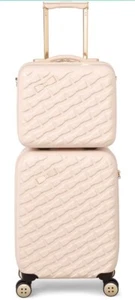 Ted Baker Belle Lightweight Hardshell Carry On 21-Inch & Vanity Case-Sand Dollar - Picture 1 of 24