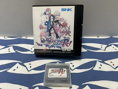 KOF R-1 Neo Geo Pocket SNK Japan Game Only Box No Manual Sun Faded - Image 1 of 4