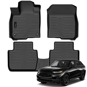 All Weather Floor Mats Fits for Honda HR-V 2023 2024 2025 TPE Rubber Liners H... - Picture 1 of 6