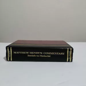Matthew Henry's Commentary Volume IV Isaiah To Malachi Hardcover - Imagen 1 de 14