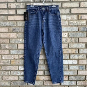 New Nasty Gal Women’s Size UK 10 US 6 On the Move High-Waisted Mom Denim Jeans - Picture 1 of 10