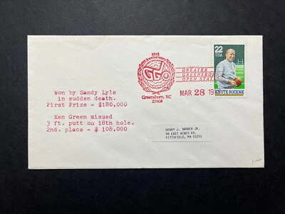 GandG Stamps US Cover Greater Greensboro Open Golf - Image 1 of 2