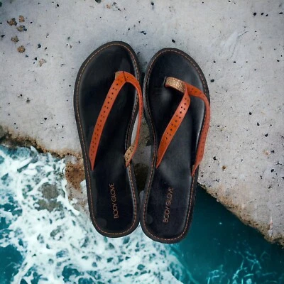 Body Glove woman's Sandals Slip On Thong Flip Flop Orange Size 9.5 - Image 1 of 4