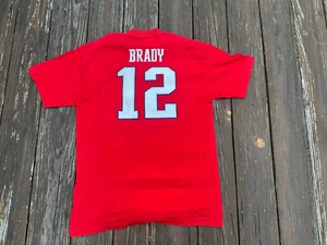 T-shirt grande New England Patriots Tom Brady adulto come maglia - Foto 1 di 2