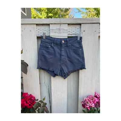 Corte alto de mezclilla verde azulado oscuro talla 25 TALULA Foto 1 de 4