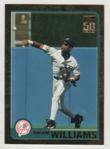 2001 Topps Traded Gold #048 Gerald Williams New York Yankees BV$4 ####/2001 #48 - Picture 1 of 1