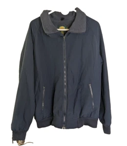 Cabela's, Men's Fleece Lined Bomber Jacket, Blue, Size L Tall - Picture 1 of 5