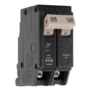 NEW EATON CUTLER HAMMER CHF235 2 Pole 120/240 Volt 35 Amp Circuit Breaker - Picture 1 of 7