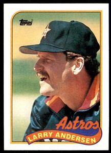 1989 Topps Larry Andersen #24 Houston Astros