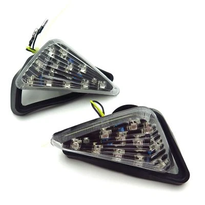 Señal de giro transparente Euro LED montaje empotrado para Yamaha YZF 600R 95-07 YZF R6 00-07 Foto 1 de 4