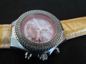 TECHNOMARINE SW TECHNO 1.1CTW DIAMOND BEZEL CHRONOGRAPH WOMEN WATCH-R$2999 - Picture 1 of 8