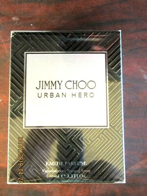 JIMMY CHOO URBAN HERO EDP SPRAY FOR MEN 3.3 OZ/100 ML NEW IN SEALED BOX COLOGNE! - Image 1 of 4