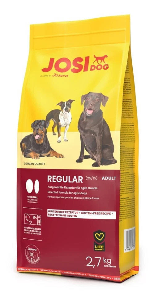 4032254774846 JOSERA JosiDog Adult Regular - Trockenfutter für Hunde - 2,7 kg JO - Bild 1 von 1
