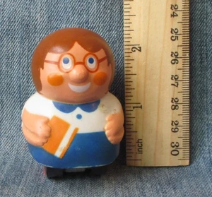 Figura de colección 1978 Rockie Rollies niño con gafas de Mattel SML-7 - Imagen 1 de 2