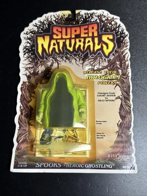Figura de acción de colección 1986 Tonka Super Naturals Spooks Heroic Ghostling Foto 1 de 4