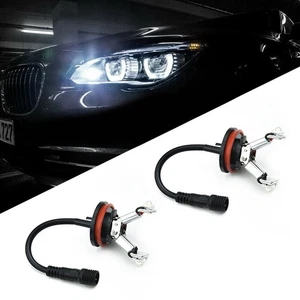 1 Pair H8 Angel Eyes Light For E60/E61/E71/E70/LCI/E90/E91 X5 X6 Z4 E92 X1 - Picture 1 of 12