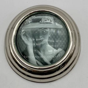 Restoration Hardware Retro VTG Art Deco Style Photo Picture Frame Paper Weight - Picture 1 of 10