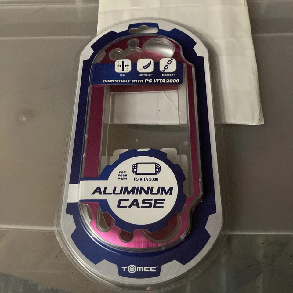 Tomee Aluminio Metal Funda Protectora para PS Vita 2000 Carcasa Rígida Cubierta-Rosa Foto 1 de 4