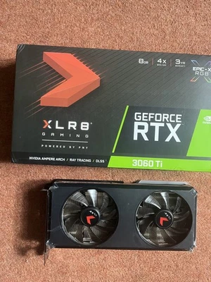 PNY GeForce RTX 3060 Ti XLR8 Gaming Dual Fan 8GB GDDR6 GPU Graphics Card - Image 1 of 4