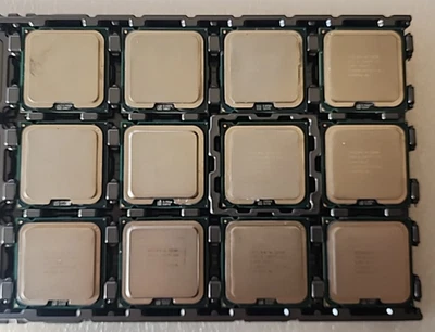 *12* Intel Core 2 Duo E8500 Dual-Core 3.16GHz LGA 775 6MB CPU Processor /  SLB9K - Image 1 of 2