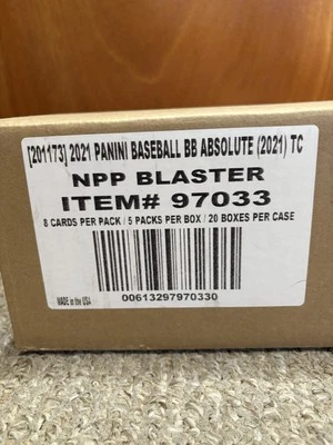 2021 Panini Absolute Baseball Blaster Box Case New + Quick Shipping Sealed - Image 1 of 3