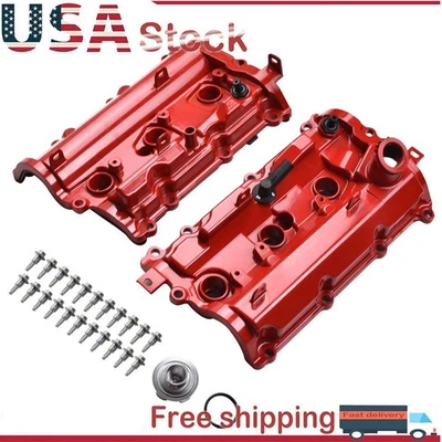 Aluminum Engine Valve Cover For 08-13 Infiniti G37 3.7L 09-20 Nissan 370Z 3.7L - Image 1 of 4
