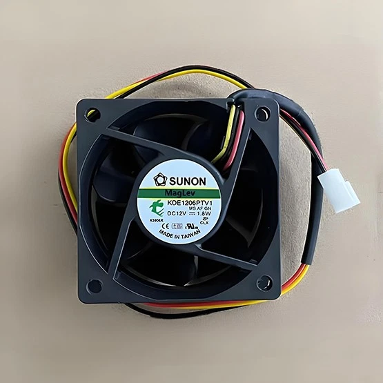 1 Pc. New KDE1206PTV1 Cooling Fan 6025 DC12V 1.8W 6CM 3Pin - Image 1 of 1
