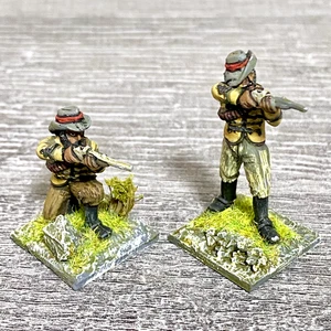 2x 28mm Zulus Fig unmontiert bemalt Metall Miniaturen Zulu War Black Powder #6 - Bild 1 von 4
