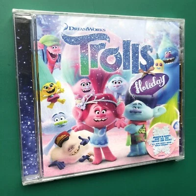 Anna Kendrick TROLLS HOLIDAY Kids Animated Soundtrack CD EP Jeff Morrow SEALED - Image 1 of 4