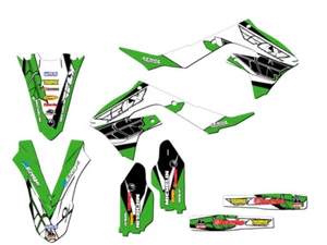 2021-2024 KX 250 13 FLY Green Senge Graphics Kit Compatible with Kawasaki - Imagen 1 de 10