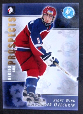 2004-05  ITG Heroes and Prospects  ALEX OVECHKIN Pre-NHL Rookie Card RC #116 - Image 1 of 2