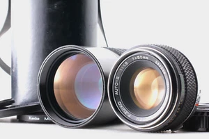 [Near MINT] Olympus Zuiko Auto-s 50mm f/1.8 w/sigma lens zoom 100mm-200mm  JAPAN - Picture 1 of 11