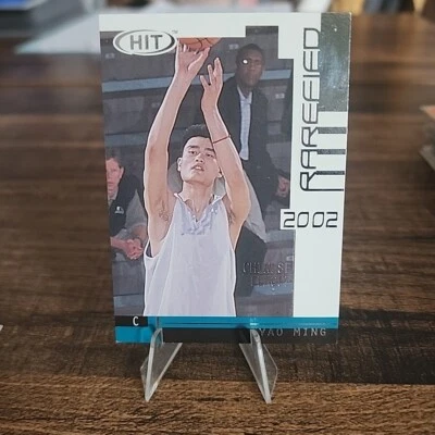 Sage Hit 2002 plata rara #R27 Yao Ming RC Houston Rockets (ex) paralelo Foto 1 de 2