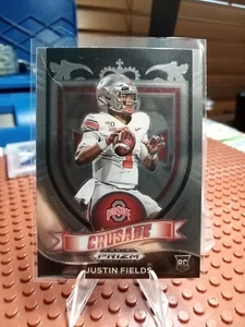 2021 Panini Prizm Draft Picks Justin Fields RC #163 Crusade - Picture 1 of 2