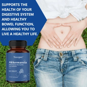 Ackermannia Capsules Balance Digestive Intestinal Flora Reduce Inflammatio 120 - Picture 1 of 10