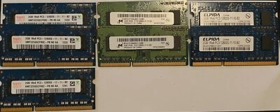 MEMORIA RAM DDR3 PC3 12800S  1600 MHz 204 PIN Notebook e Mac 2GB 4GB 8GB - Immagine 1 di 4