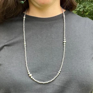 28" Genuine Navajo Pearl Necklace NEC-NAV-168-STE - Picture 1 of 6