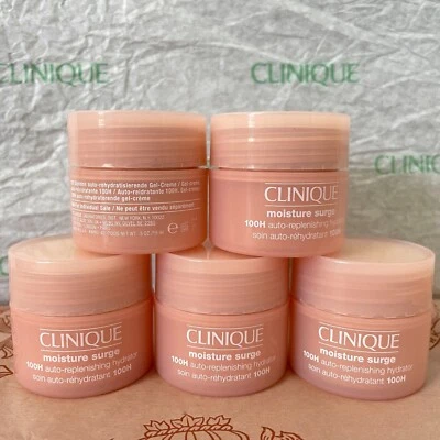 5x Clinique Moisture Surge 100H Auto-Replenishing Hydrator .5oz/15ml Total 2.5oz - Image 1 of 2