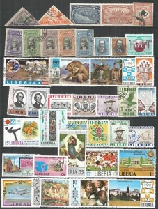 Liberia from 1903 years nice SELECTION of mint/used stamps - Picture 1 of 1