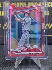 2022 Elite Extra Peyton Graham Prime Numbers Die Cut /122 - Picture 1 of 2