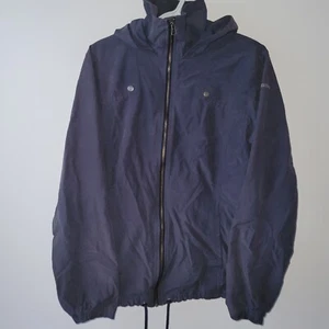 Columbia Insulated Jacket Men's Size Large Blue Gray Hooded Pockets Full Zip - Picture 1 of 9