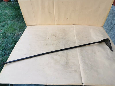 OLD IRON FIRE RAKE ANTIQUE FIREFIGHTING FORESTRY TOOL - Image 1 of 4