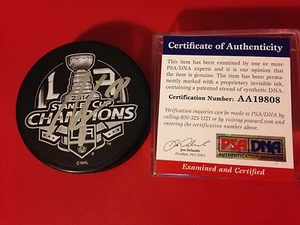 Tanner Pearson Kings Stanley Cup Champions Signed Puck Auto PSA/DNA COA - Picture 1 of 2