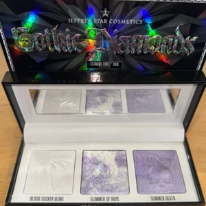 Jeffree Star Cosmetics Gothic Diamonds Extreme Frost Trio Palette -NOT EXPIRED! - Picture 1 of 6