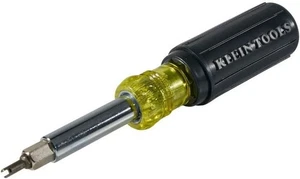 Klein Tools 11-in-1 Multi-Bit Screwdriver/Nut Driver Schrader Valve Core Tool - Picture 1 of 1