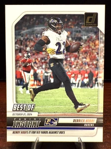 Derrick Henry Best of Panini Instant Insert-2025 Panini Donruss Baltimore Ravens - Picture 1 of 2