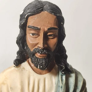 Jesus Christ Figurine Resin Statue 8.75" Sheppard Religious Hand Painted - Picture 1 of 13
