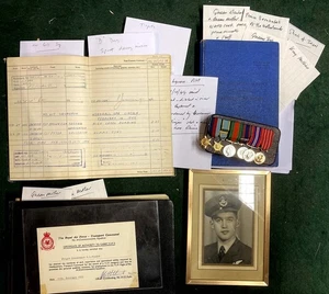 1942-74 RCAF Nav Robert Pinder 207, 617 Squadron, two TIRPITZ attacks, Two Tours - Picture 1 of 24